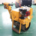 Mini asphalt roller double drum walk behind soil compactor vibratory roller FYL-600